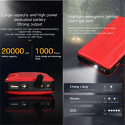 Never get stranded again with the powerful, portable Danoz MightyJump - 20000mAh High Power Car Battery Jump Starter + Charge any Device, Phones, Tablets and much more! - danozdirect
