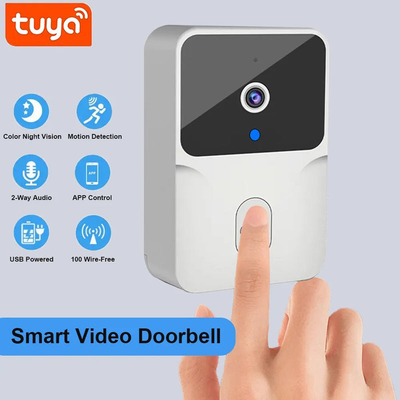 Never miss a visitor with Danoz Direct - Tuya's WiFi Video Doorbell. Enjoy HD camera, motion detection, IR alarm, and WiFi - danozdirect