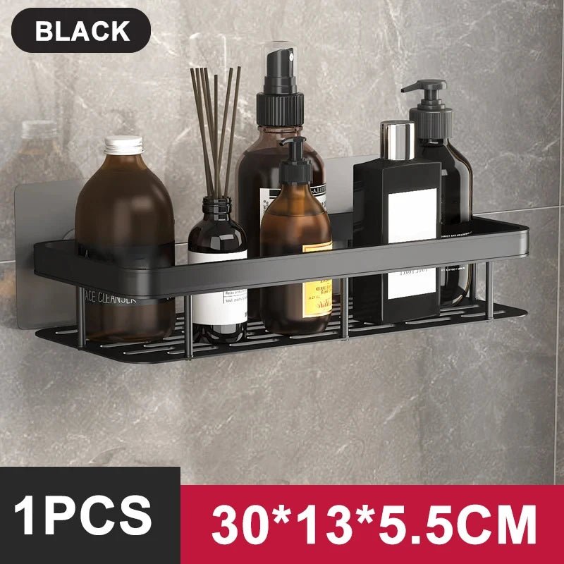 🛁No drilling bathroom shelf storage for shampoo, makeup, and other shower essentials without any drilling required. 🪛 Buy 1 Get 1 Free! - danozdirect