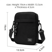 Ochre Mini Streetwear Oxford Cloth Crossbody Bag - Ultra - Light (200g) Fashion Sling Pack, Fits 8 - inch Tablet - danozdirect