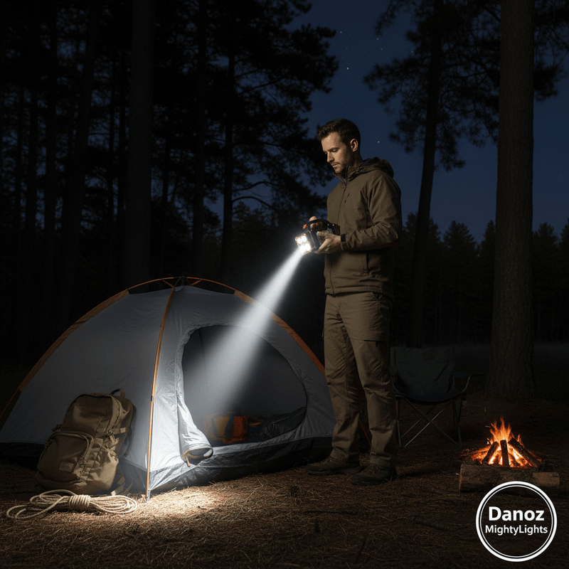 Outdoor lighting with Danoz MightyLight a multi - functional solar/USB Chargeable lantern engineered for adventurers and emergency preparedness - danozdirect