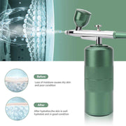 Pink Portable Oxygen Infusion Nano Spray Facial Beauty Instrument – High Pressure Needle - Free Skin Care Mist Sprayer - danozdirect
