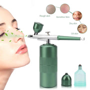 Pink Portable Oxygen Infusion Nano Spray Facial Beauty Instrument – High Pressure Needle - Free Skin Care Mist Sprayer - danozdirect