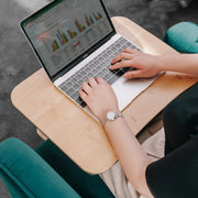 Portable Bamboo Laptop PC Table Lap Tray Workstation - danozdirect