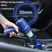 Portable Vacuum Cleaner Car Air Duster Handheld Cordless Home Car Dust Blower - danozdirect