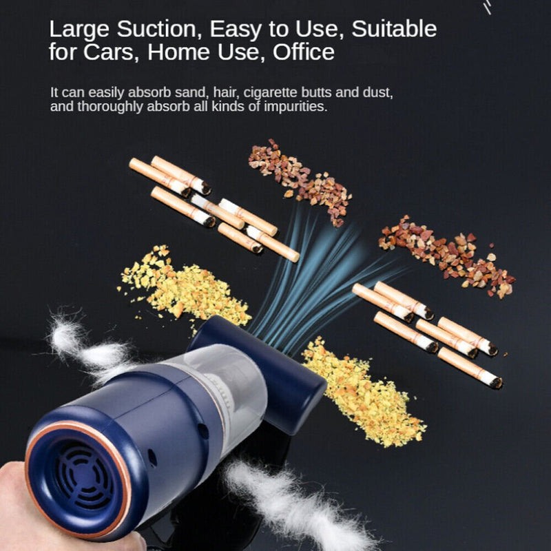 Portable Vacuum Cleaner Car Air Duster Handheld Cordless Home Car Dust Blower - danozdirect
