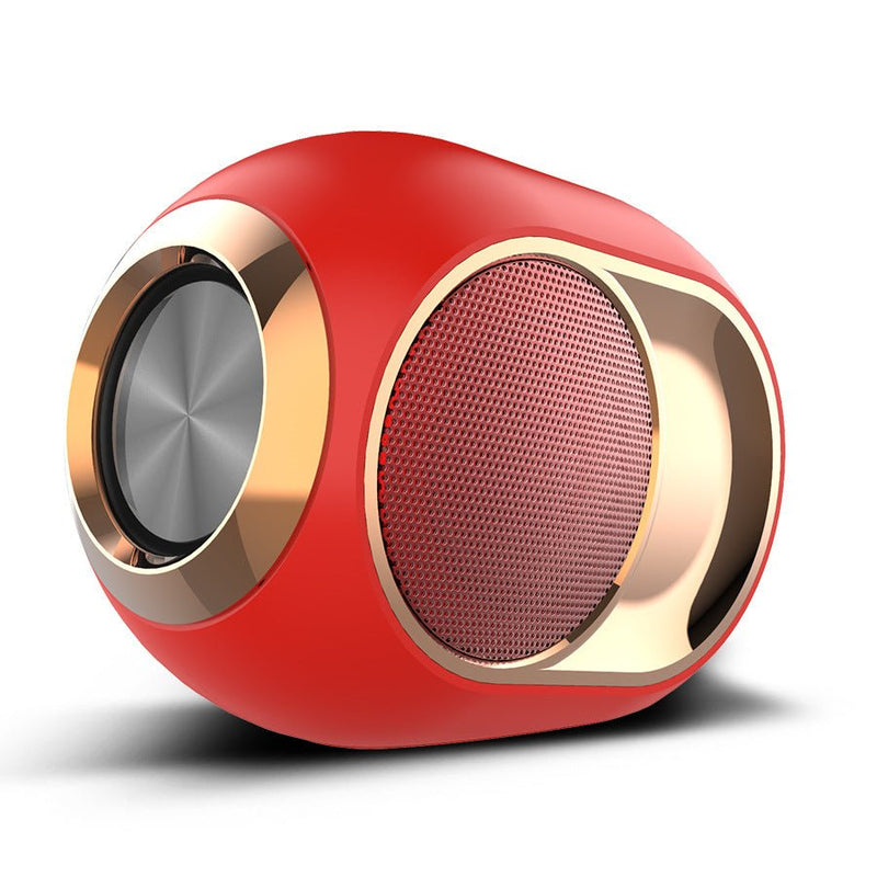 Portable Wireless Bluetooth 5.0 Speaker - TWS Stereo, Powerful Bass, Hands - Free Calls & Multiple Playback Modes(red) - danozdirect