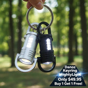 Danoz SmartLights mini COB LED keychain flashlight, Portable, Waterproof! Buy 1 Get 1 Free! - danozdirect