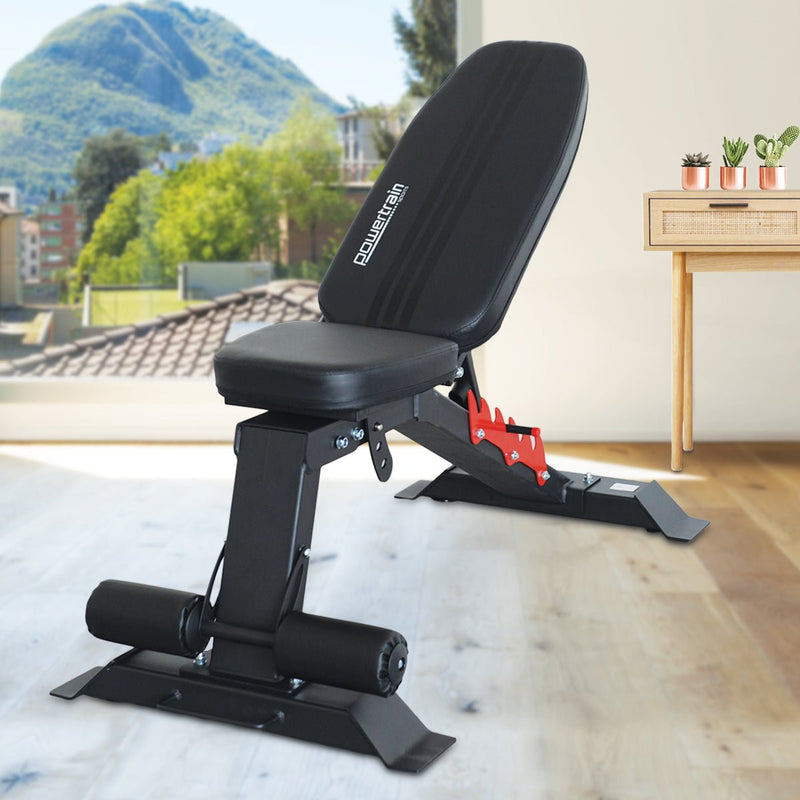 Powertrain Home Gym Adjustable Dumbbell Bench - danozdirect