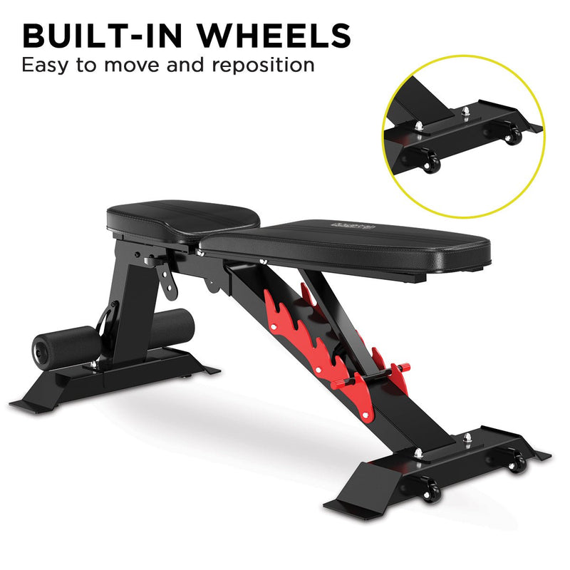 Powertrain Home Gym Adjustable Dumbbell Bench - danozdirect