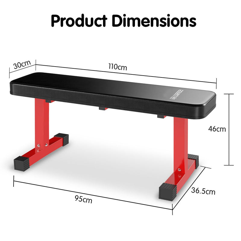 Powertrain Home Gym Flat Bench Press Fitness Equipment - danozdirect