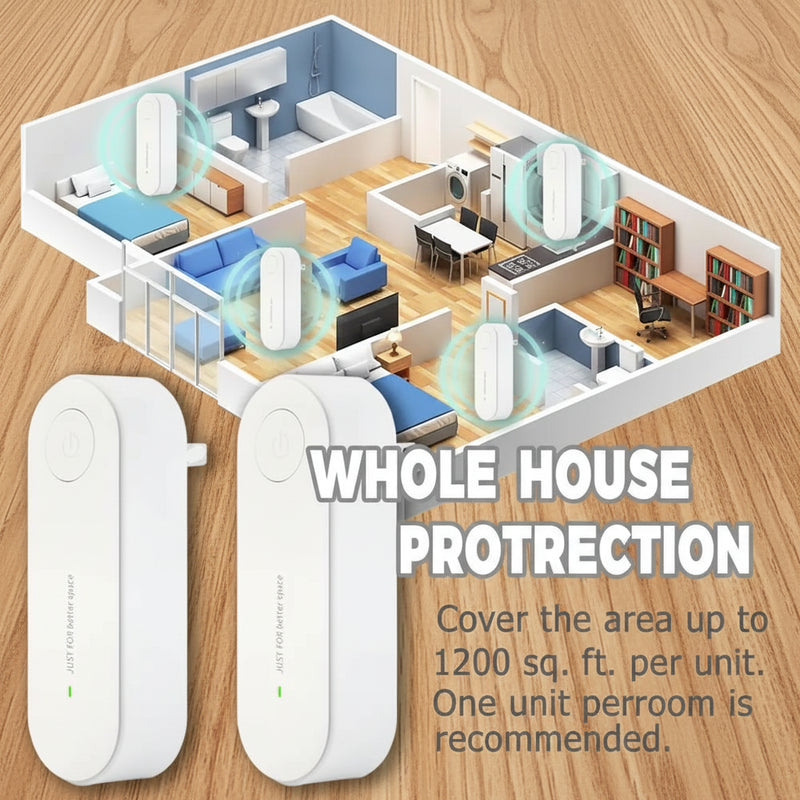 Protect your home effortlessly with Danoz Pests Ultrasonic Insect Repellent. Buy 1 Get 1 Free! - danozdirect