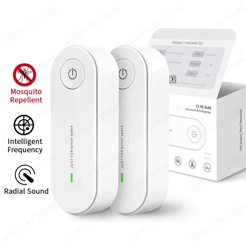 Protect your home effortlessly with Danoz Pests Ultrasonic Insect Repellent. Buy 1 Get 1 Free! - danozdirect