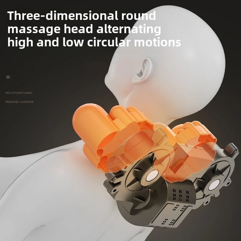 Relax head to toe with Danoz TotalBody massage mattress! This multifunctional marvel targets your shoulder, neck, waist - danozdirect