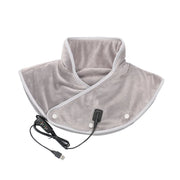 Relieve tension with Danoz Direct Electric Heating Shoulder Neck Pad Massager. USB - powered cervical brace wrap uses thermal compress - danozdirect