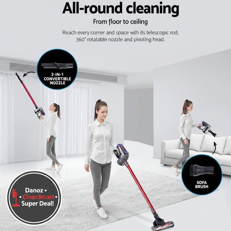 Revitalize your cleaning routine with the powerful and efficient Danoz Direct - Devanti Handheld Vacuum Cleaner - danozdirect