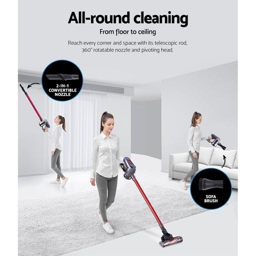 Revitalize your cleaning routine with the powerful and efficient Danoz Direct - Devanti Handheld Vacuum Cleaner - danozdirect