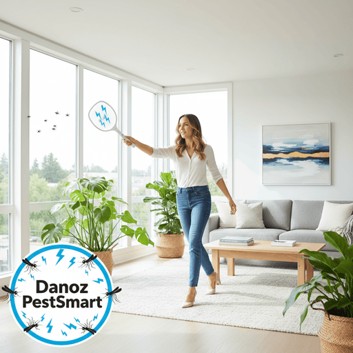 Safely and effectively eliminate pesky mosquitoes and flying bugs with Danoz Exclusive PestSmart Mosquito Bat and Lamp! - danozdirect