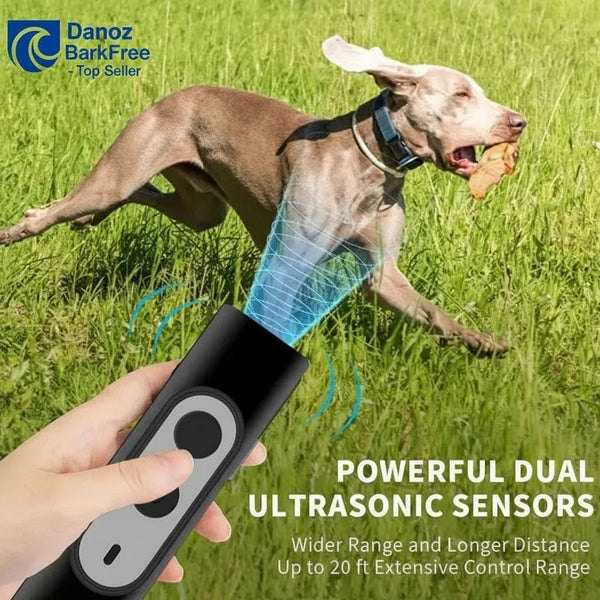 Say goodbye to disruptive barking with Danoz BarkFree - Ultrasonic Pet Dog Repeller and Trainer! - danozdirect