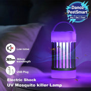 Say goodbye to pesky bugs with Danoz USB Electric Shock Mosquito Killer Lamp! This clever device uses UV light to attract and zap mosquitoes, moths, wasps and more. Buy 1 Get 1 Free! - danozdirect