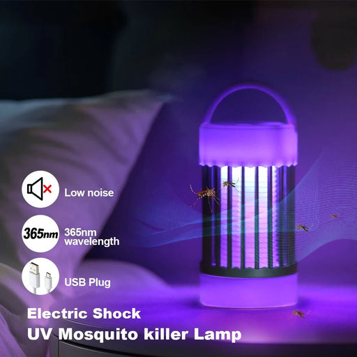 Say goodbye to pesky bugs with Danoz USB Electric Shock Mosquito Killer Lamp! This clever device uses UV light to attract and zap mosquitoes, moths, wasps and more. Buy 1 Get 1 Free! - danozdirect