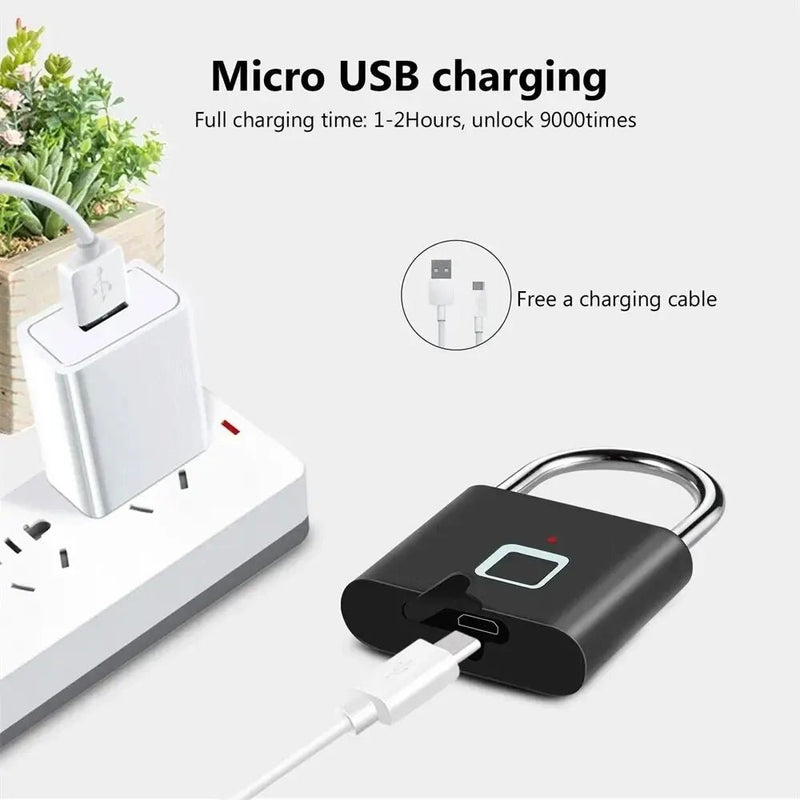 Secure your belongings with Danoz Direct Fingerprint Lock! No need to worry about losing keys or forgetting combinations - danozdirect