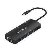 Simplecom CHT580 USB - C SuperSpeed 8 - in - 1 Multiport Hub Adapter HDMI 2.0 Docking Station - danozdirect