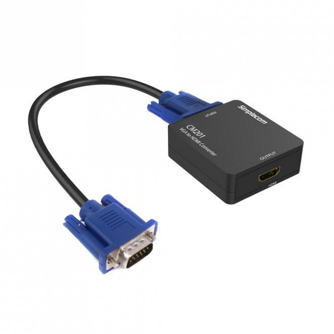 SIMPLECOM CM201 Full HD 1080p VGA to HDMI Converter with Audio - danozdirect