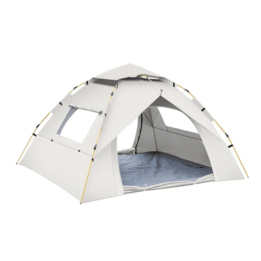 Single layer white tent, 3 - 4 people: 210*200*135cm - danozdirect