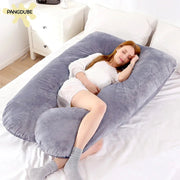 Sleep comfortably and support your growing belly with Danoz Direct's PANGDUBE Pregnancy and nursing Pillow - danozdirect