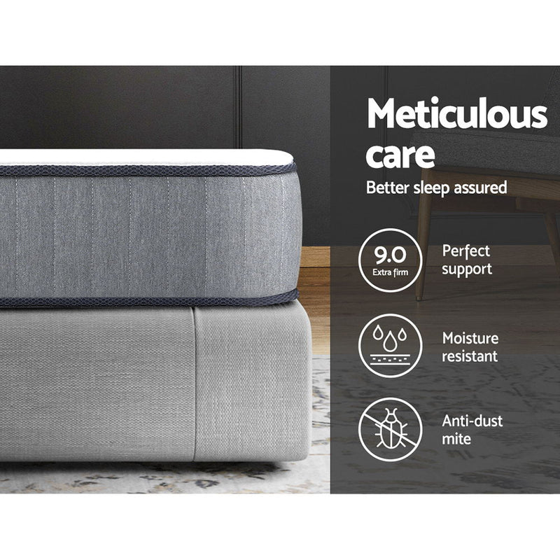 Sleep like royalty with Danoz Direct Giselle Bedding 23cm Mattress. Designed for superior support and comfort, Extra Firm King - danozdirect