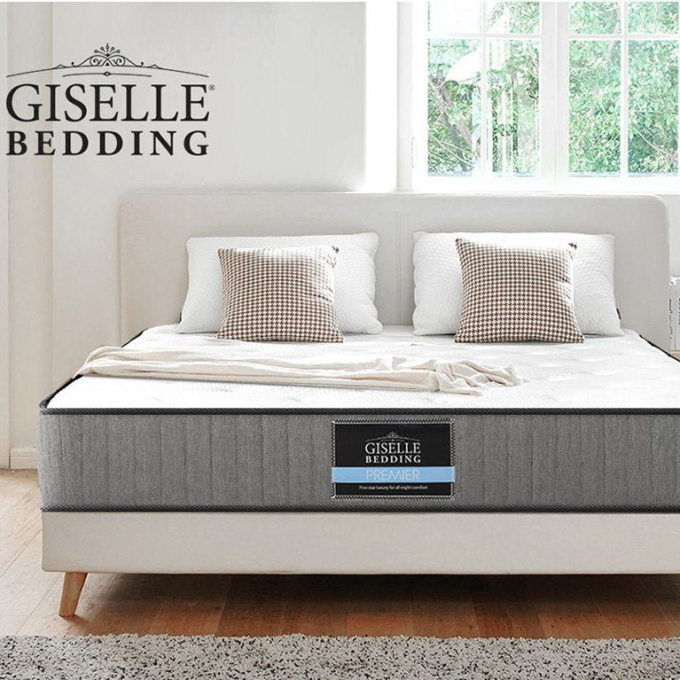 Sleep like royalty with Danoz Direct Giselle Bedding 23cm Mattress. Designed for superior support and comfort, Extra Firm King - danozdirect
