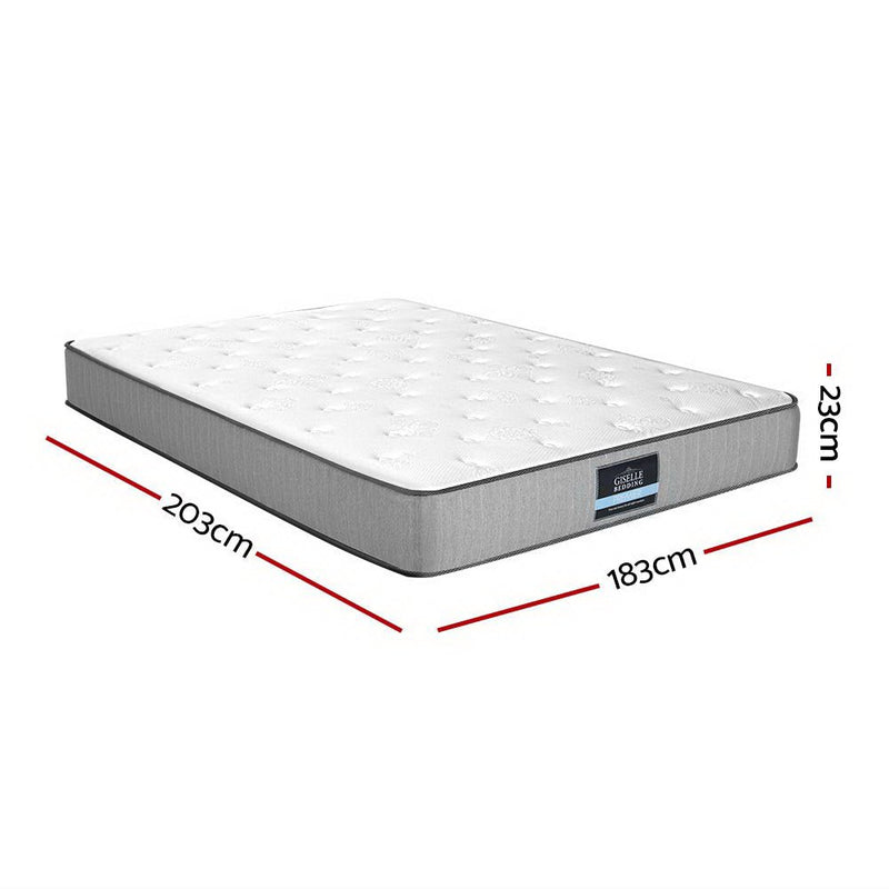 Sleep like royalty with Danoz Direct Giselle Bedding 23cm Mattress. Designed for superior support and comfort, Extra Firm King - danozdirect