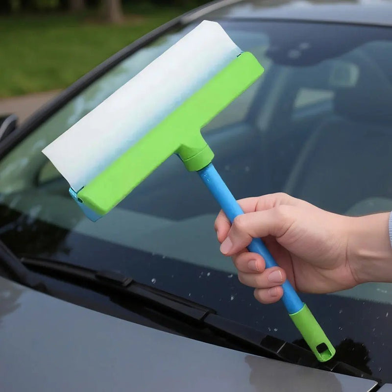 Sparkling windows without the squeaky frustration? This 12 - inch silicone squeegee kit is your new best friend! Glide it across glass, mirrors, and shower doors to banish streaks and water spots in seconds - danozdirect
