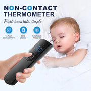 Stay confident in monitoring your health with Danoz Health AiQUE Digital Non - Contact Infrared Thermometer - Buy 1 Get 1 Free! - danozdirect