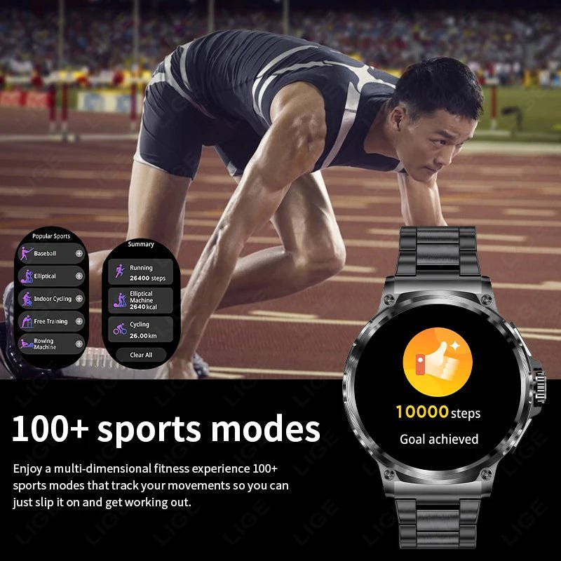 Stay connected and track your fitness with Danoz Direct SuperSmartWatch. With a large battery, this watch allows long - lasting use without charging - danozdirect