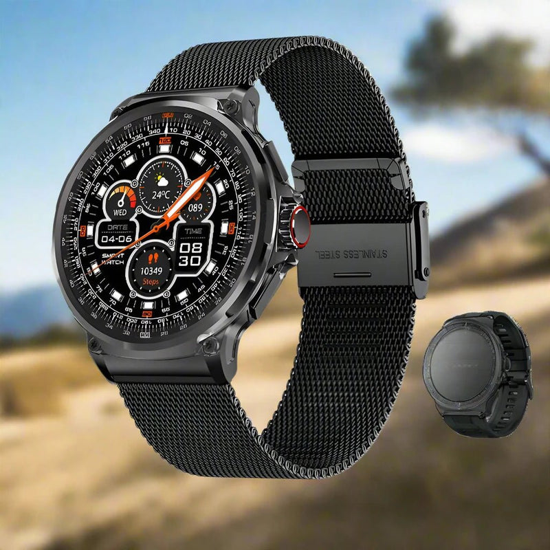 Stay connected and track your fitness with Danoz Direct SuperSmartWatch. With a large battery, this watch allows long - lasting use without charging - danozdirect