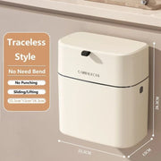 Streamline your kitchen with the Danoz Wall Mounted Hanging garbage Bin. or Easily attachable to cabinet doors or on countertops - danozdirect