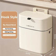 Streamline your kitchen with the Danoz Wall Mounted Hanging garbage Bin. or Easily attachable to cabinet doors or on countertops - danozdirect