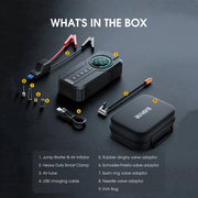 Take charge with the Exclusive Danoz Car Mighty Jump/Pump Starter and Air Pump! Never get stranded with a dead battery or flat tire again! + Charge any other Device! - danozdirect