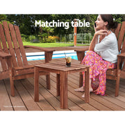 Top outdoor living experience with Gardeon Coffee Side Table. Sturdy wooden construction, versatile piece is perfect for gardening - danozdirect