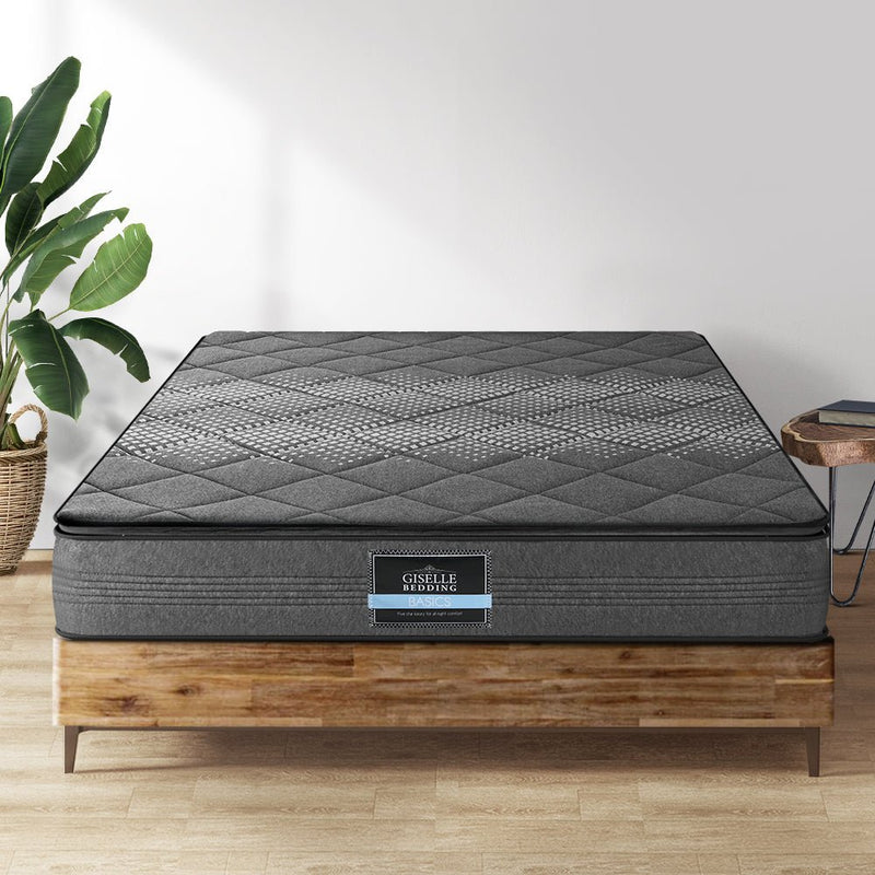 Transform your bedroom into a luxurious oasis with Danoz Direct Giselle Bedding 18cm Mattress Pillow Top Queen - danozdirect