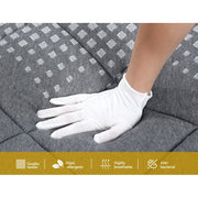 Transform your bedroom into a luxurious oasis with Danoz Direct Giselle Bedding 18cm Mattress Pillow Top Queen - danozdirect