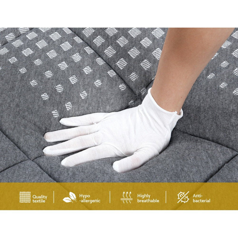 Transform your bedroom into a luxurious oasis with Danoz Direct Giselle Bedding 18cm Mattress Pillow Top Queen - danozdirect