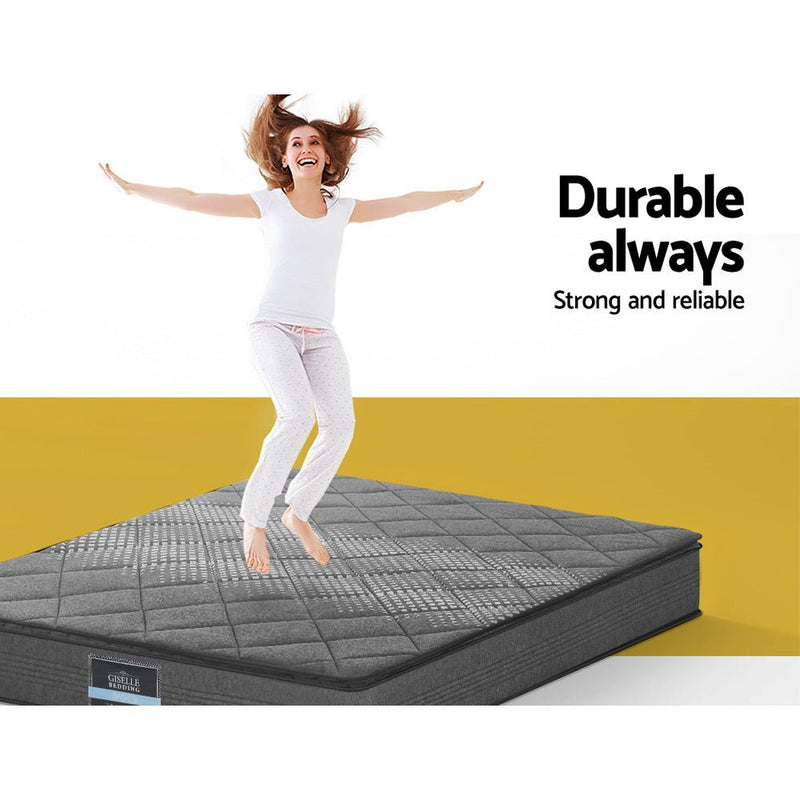 Transform your bedroom into a luxurious oasis with Danoz Direct Giselle Bedding 18cm Mattress Pillow Top Queen - danozdirect
