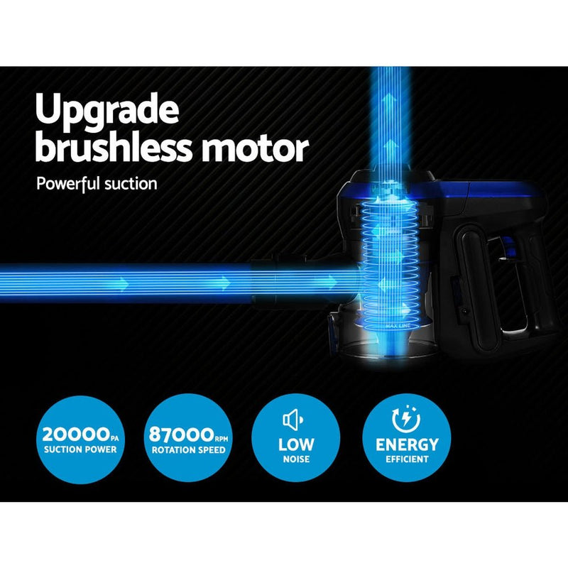 Transform your cleaning with Danoz Direct - Devanti Handheld Vacuum Cleaner. The brushless, cordless design offers powerful suction - danozdirect