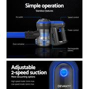 Transform your cleaning with Danoz Direct - Devanti Handheld Vacuum Cleaner. The brushless, cordless design offers powerful suction - danozdirect