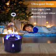Transform your home into a soothing oasis with the Danoz Direct Exclusive Volcano Fire Flame Air Humidifier! - danozdirect