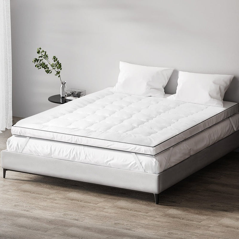 Transform your sleep with Danoz Direct Giselle Bedding Mattress Topper Pillowtop! Designed for Queen size beds - danozdirect