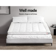 Transform your sleep with Danoz Direct Giselle Bedding Mattress Topper Pillowtop! Designed for Queen size beds - danozdirect